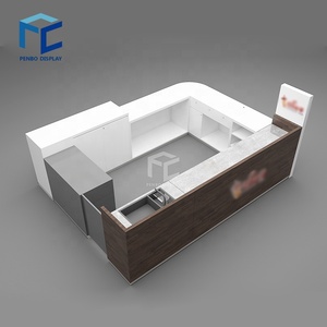 Quiosco <span class=keywords><strong>de</strong></span> Comida Rápida <span class=keywords><strong>de</strong></span> Estilo Moderno para Centro Comercial, Quiosco <span class=keywords><strong>de</strong></span> Café con Estructura Metálica, Estación Portátil <span class=keywords><strong>de</strong></span> Exhibición <span class=keywords><strong>de</strong></span> Café - Product Image 3