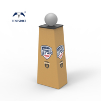 Support de trophée de football portable avec installation facile pour l'affichage des ballons, podium élégant pour événements extérieurs et activités promotionnelles