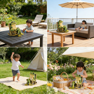 Encantadora Estatua de Rana con Energía Solar, Miniatura, Impermeable IP65, Decoración de Jardín, Luces LED, Jardín de Hadas, Patio, Césped, Regalo - Product Image 6