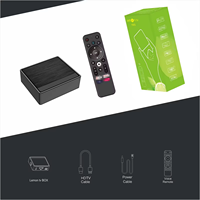 Nuevo Mini TV Box con Canales de TV GRATIS, Android TV Box 4K con Android 12, 2GB 16GB H618, WIFI6 de Doble Banda, Smart Set Top Box