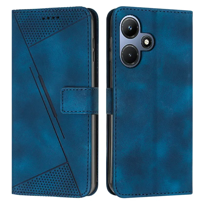 TPU Lederen Flip Portemonnee Kaartsleuven Beschermend Telefoonhoesje Voor Infinix Hot 30 Play Hot 20 Nfc Note 30 Vip Note20