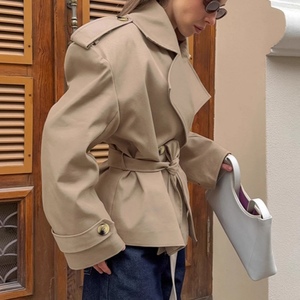 Gabardina Casual de Moda Otoñal para Mujer, Nueva Colección, con Cintura Ajustable - Product Image 4