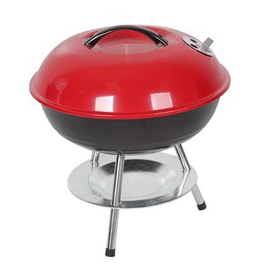 <span class=keywords><strong>Barbecue</strong></span> portable au charbon de bois de 14 pouces <span class=keywords><strong>pour</strong></span> camping en plein air avec couvercle à verrouillage 3 points <span class=keywords><strong>pour</strong></span> la conservation de la chaleur - Product Image 1