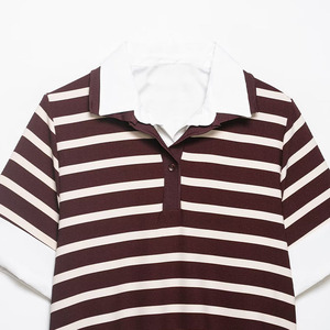 ZATRHMBM Nouvelle Collection Printemps/Automne 2026 : T-shirt Élégant à Rayures et Patchwork, Haut Décontracté Rétro à <span class=keywords><strong>Manches</strong></span> <span class=keywords><strong>Courtes</strong></span> pour <span class=keywords><strong>Femme</strong></span> - Product Image 4