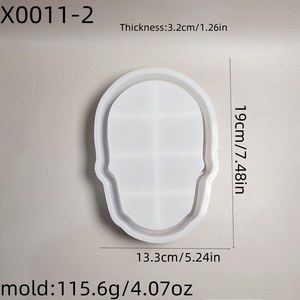 Moules de coulée en résine faits à la main pour bricolage ornements décoratifs Ins Style Silicone outils de bureau plateau de rangement moule X0011-2 - Product Image 5