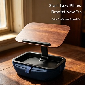 Cross-border Metal Reading Bookshelf Lazy-style Bolster Pillow Stand Bed-side <strong>Sofa</strong>-top Desk-top Tablet/iPad Support <strong>Holder</strong> - Product Image 4