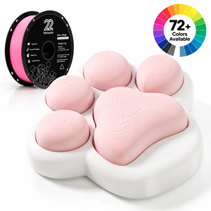 Jouet anti-stress en plastique imprimé en 3D en forme de patte de chat, bouton à presser mignon - Product Image 1