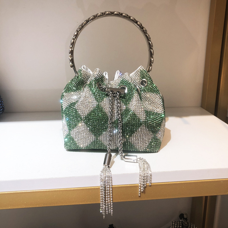 plaid green