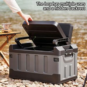 Boîte de rangement fiable en PP pour chaise pliante d'extérieur, accessoires de pêche et de voiture - Product Image 2