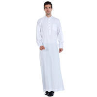 Vente en Gros de Vêtements Islamiques pour Hommes Robe Musulmane pour Hommes Thobe Arabie Saoudite Dubaï Abaya