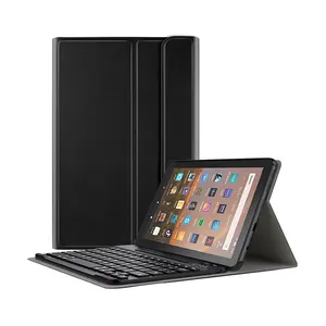 wireless Keyboard Case For Amazon Kindle Fire HD 10 2019 Cover Case with mini keyboard