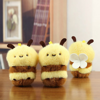 Jolie Peluche Abeille Jaune Adorable avec Rembourrage en Coton PP, Pendentif de Sac à Dos Unisexe, Breloque de Sac