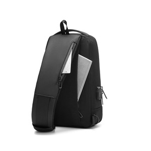 Bolsa masculina transversal, bolsa de ombro com carregamento usb - Product Image 6