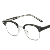 Nuevas gafas con montura TR90 semirrígida, estilo CP Temple, delgadas, con filtro de luz azul, estilo literario vintage, montura óptica unisex CL 2114