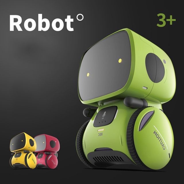 Smart Interactive Educational ABS Plastic Robot Toys Dance Sing Touch Control Musical Features-Intelligent Partner Toy Kids Gift