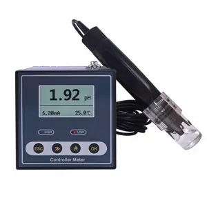 PH-110 Online Industrial PH Controller ORP Meter Monitor Digital 0.02 PH 1MV Upper Lower Limit Control Alarm PH Tester