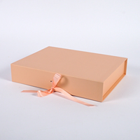 Boîte cadeau magnétique personnalisée de luxe, emballage haut de gamme pour la publicité, avec grand logo imprimé, boîte en carton rigide pliable