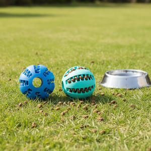 Palla Giocattolo per Cani in Gomma Resistente, Non Tossica, Interattiva, da Masticare, per Cani alla Moda - Product Image 6