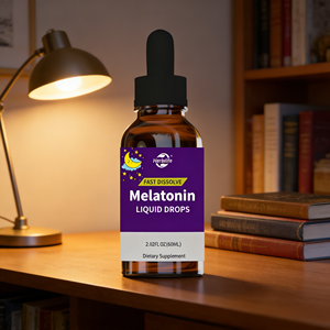 อาหารเสริมภูมิคุ้มกันและช่วยการนอนหลับ 60 มก. เมลาโทนินชนิดน้ำ ยาเม็ดเมลาโทนินชนิดน้ำ - Product Image 3
