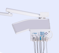Équipement médical clinique, fauteuil dentaire Foshan en vente, fauteuil dentaire électrique rotatif en métal et plastique