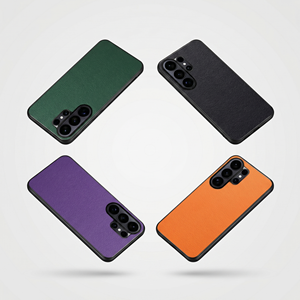Denior |   Étui de téléphone antichoc en similicuir PU à motif litchi pour la série S26/S25/S24/S23, compatible avec la <span class=keywords><strong>charge</strong></span> <span class=keywords><strong>sans</strong></span> <span class=keywords><strong>fil</strong></span> - Product Image 3