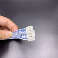 Kabel Flat 18pin Pria Bx PHB-18Y Kustom untuk Perbaikan Papan Kontrol Elektronik (Biru/Putih)