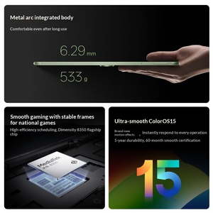 <span class=keywords><strong>0PP0</strong></span> 0nePlus <span class=keywords><strong>Pad</strong></span> WiFi รุ่น 256GB/512GB รองรับการชาร์จเร็ว 67W เหมาะสำหรับการเรียน การเล่นเกม การทำงานในออฟฟิศ การอ่าน หน้าจอ 1024x576 ขนาด 11.61 นิ้ว - Product Image 5