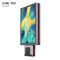 Panneaux de signalisation LED Informations communautaires Défilement/panneaux d'affichage à LED Boîtes lumineuses pour publicité Intérieur ou extérieur TOP Rectangle 180W
