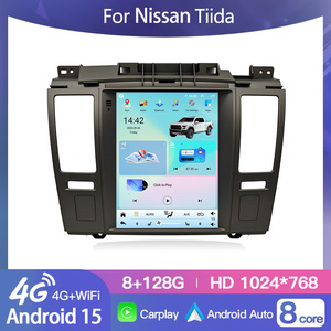 Autoradio HFMidia 9,7 pouces avec écran vertical, Bluetooth, lecteur multimédia vidéo pour Nissan Tiida 2008-2011, CarPlay sans fil, lecteurs auto - Product Image 2