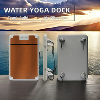 Plate-forme gonflable imperméable à l'eau de yoga de l'eau de dock flottant imperméable d'extérieur de taille personnalisée installation de natation pour le yacht
