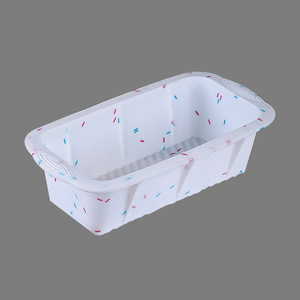 Moules à pain rectangulaires flexibles en silicone <span class=keywords><strong>de</strong></span> qualité alimentaire, résistants à la chaleur, pour la <span class=keywords><strong>cuisine</strong></span> <span class=keywords><strong>et</strong></span> la pâtisserie maison DIY - Product Image 2