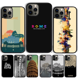 Italie Rome Ville Housse de Téléphone Pour iPhone 16 15 14 13 12 Pro Max mini 11 Pro Max XS X XR Plus Coque Coque - Product Image 1