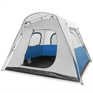 1 초 속도 무료 건물 자동 텐트 5-8 명 통풍 스카이 라이트 캠핑 텐트