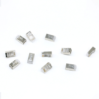 Conector Macho RJ45 Blindado SCONDAR Cat5 Cat5e Cat6 Cat6a, Conector de Red Ethernet Cat 6 Modular Snap RJ 45 Plug 8P8C RJ-45