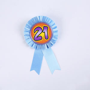 Gran oferta, logotipo personalizado, hacer rosetas redondas, cintas de premio, rosetas, premios, cintas de satén para fiesta de cumpleaños - Product Image 2