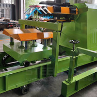 Dévidoir hydraulique automatique de haute qualité 5t 7t 8t 10t avec dérouleur de voiture de chargement pour machine de presse de profilage