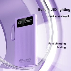 Grand éclairage nouvelle banque de puissance <span class=keywords><strong>10000</strong></span> <span class=keywords><strong>mAh</strong></span> charge rapide Portable USB-C entrée/sortie PowerBanks <span class=keywords><strong>10000</strong></span> <span class=keywords><strong>MAh</strong></span> avec lanière haute capacité - Product Image 2