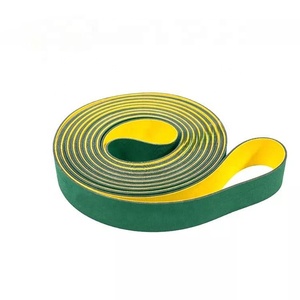 Yellow Green <strong>Flat</strong> <strong>Conveyor</strong> <strong>Belt</strong> <strong>Used</strong> for Moving Paper Roll in Circular Motion - Product Image 4