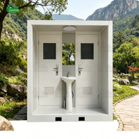 WC portable de 20 pieds avec séparation humide/sèche pour les expositions d'infrastructure, les événements d'urgence et les événements extérieurs