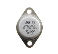 Transistor de puissance NPN en silicium 2N3055, boîtier TO-3 métallique, 60V 15A 115W, amplificateur audio, régulateur de commutation complémentaire MJ2955