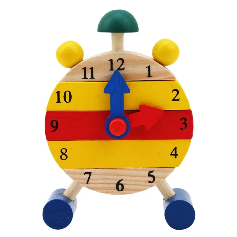 Quebra-cabeças de madeira montessori, brinquedo digital com tempo para aprendizagem, jogo educacional, infantil, mini quebra-cabeças, 1 peça