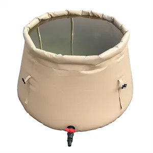 Factory supplier Customized 1000L-50000L Collapsible water storage tank bladder bag PVC Large Onion Liquid container tank