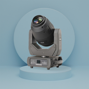 Projecteur à tête mobile LED blanc 250W pour <span class=keywords><strong>DJ</strong></span> et <span class=keywords><strong>mariage</strong></span>, zoom 4-30, contrôle DMX512, ventilateur silencieux et efficace, prise multi-régions - Product Image 4