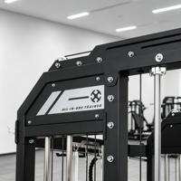 Machine multifonctionnelle de musculation professionnelle : Smith Machine, Functional Trainer, Power Rack, Crossover à câbles avec pile de poids