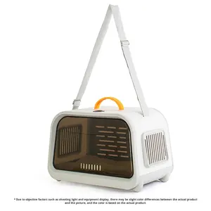 <span class=keywords><strong>Sac</strong></span> de <span class=keywords><strong>transport</strong></span> portable pour animaux de compagnie, grande capacité, avec thermomètre, design transparent, antivol - Product Image 3