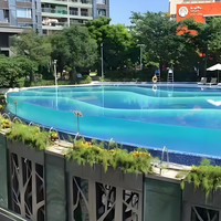 Plaque acrylique transparente Xinxunlin à surface haute brillance, sur mesure, épaisseur 100 mm, pour piscines et fenêtres