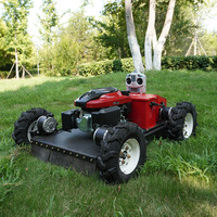 Tondeuse à gazon intelligente pour terrains accidentés tondeuse à gazon autopropulsée usage domestique GT550 tondeuse à gazon à essence télécommande