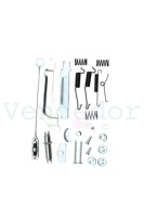 Repuestos para montacargas de buena calidad, NUEVO KIT DE FRENO DE RUEDA (LH) de posventa para montacargas TCM y Heli de 3-3.5 toneladas con 6 meses de garantía