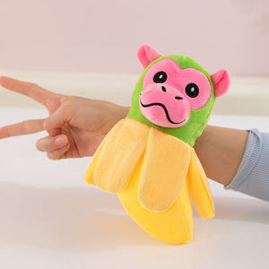 Banana Monkey Rag Doll PP algodón Super suave felpa edredón alivio del estrés <span class=keywords><strong>de</strong></span> los niños anillo <span class=keywords><strong>de</strong></span> presión único - Product Image 1