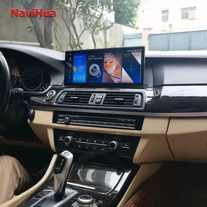 NaviHua 12,3 Zoll CarPlay Android Auto Auto-Multimedia-Anzeigebildschirm für BMW 5er F10 2021CIC NBT GPS Navi Instrumententafel Radio